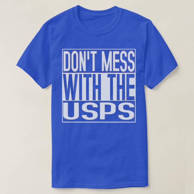  med USPS T Shirt (Design framsida)
