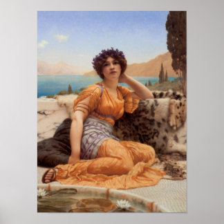 Med våldsamma våldsamheter och saffron Hue Poster