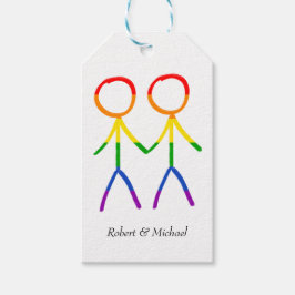 Med vår tacksamhet presentetikett