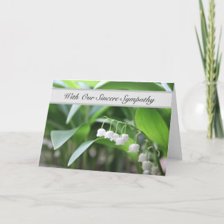 Med vår uppriktiga medkänsla - Ord räcker inte Kort