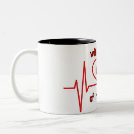 Med varje slag Två-Tonad mugg