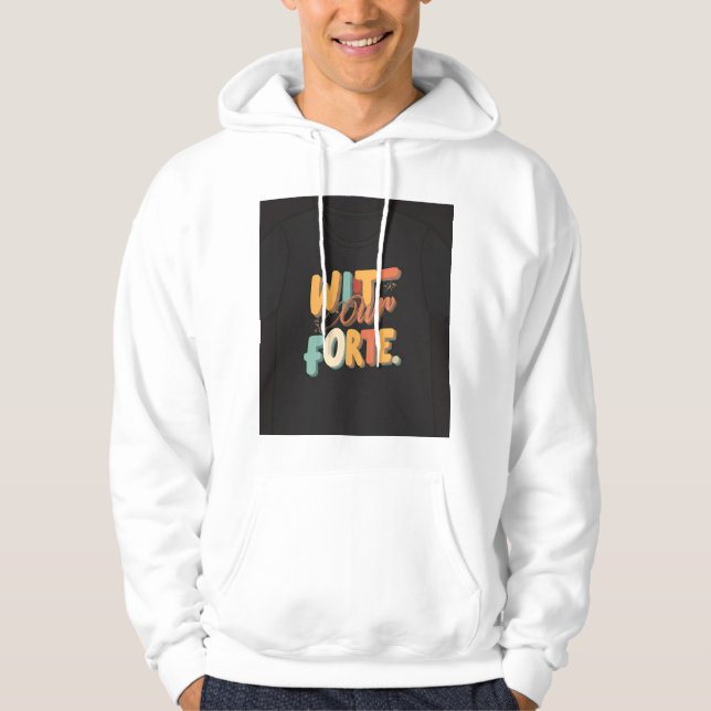 Med vårt forum hoodie (Framsida)