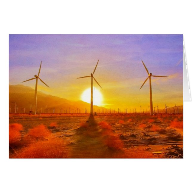 Med Vind Hälsningskort (Framsidan Horizontal)