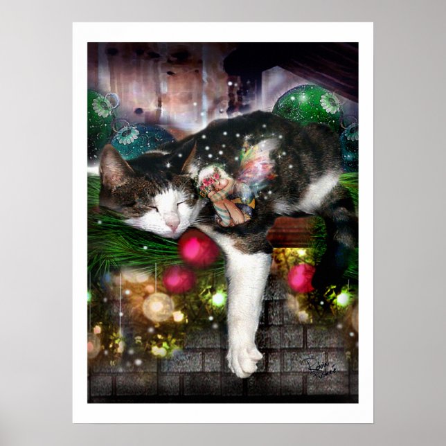 Med visioner av sockerplommon poster (Framsidan)