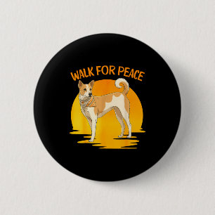Med Walk Peace Aloka Hund Minimalist Knapp