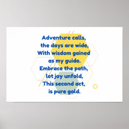 Med Wisdom vunnen Poster