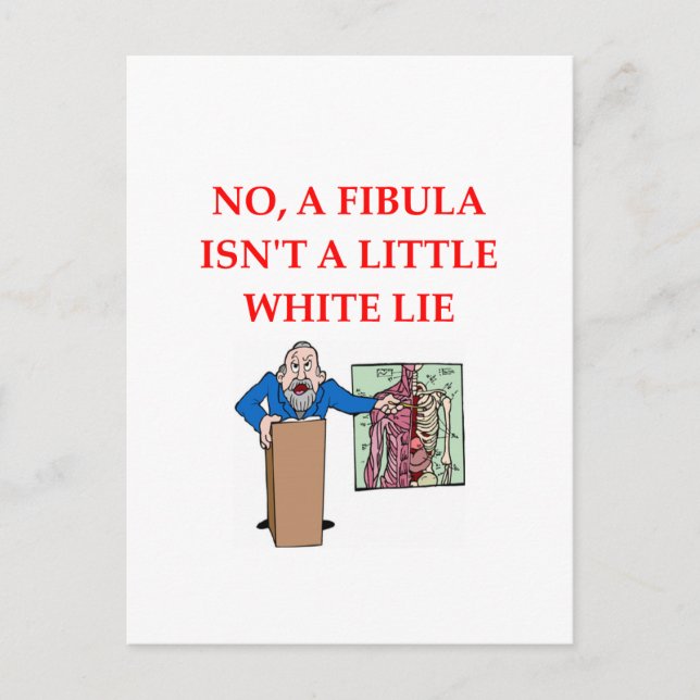 med xchool-skämt vykort (Framsida)