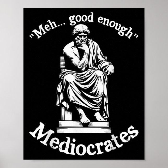 Meda-Bra nog Mediocrates Lundny Gold Grekiska Phil Poster (Framsidan)