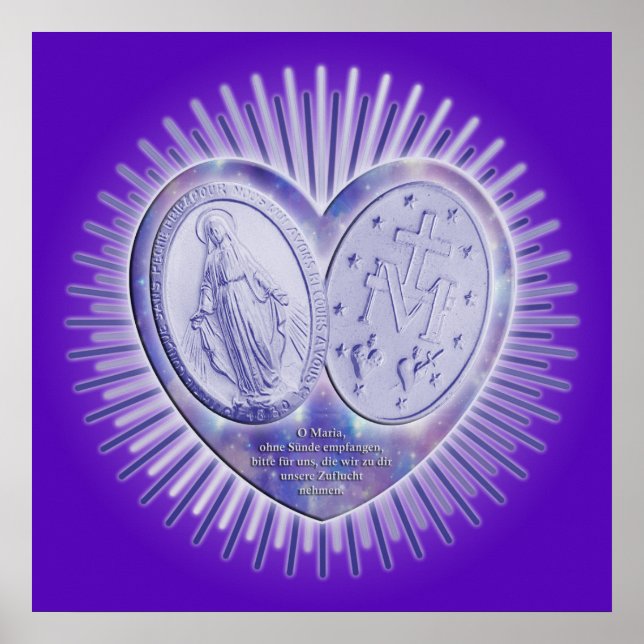 Medaille (médaille mirauleuse) / underbar medal poster (Framsidan)