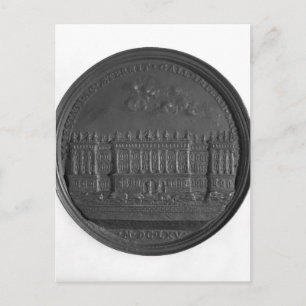 Medal med Berninis design för Louvre Vykort