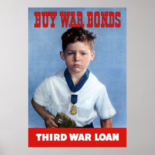 Medal of Honor Child - Buy Krig Bonds Poster