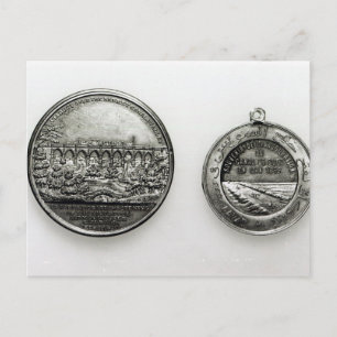Medal till minne av att Suez öppnades Vykort