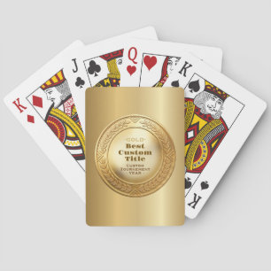 Medalj Anpassningsbar 3D Realistisk Redigerbar Fol Casinokort
