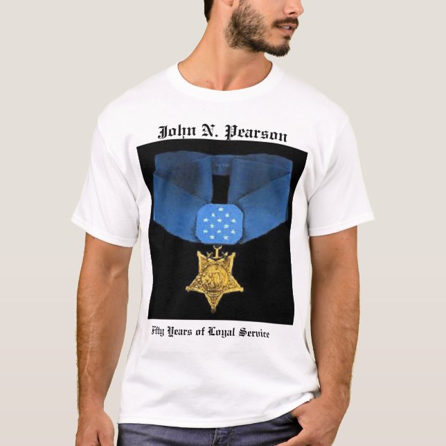 Medalj av heder t shirt (Framsida)