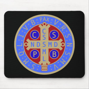 Medalj av St. Benedict Mousepad Musmatta