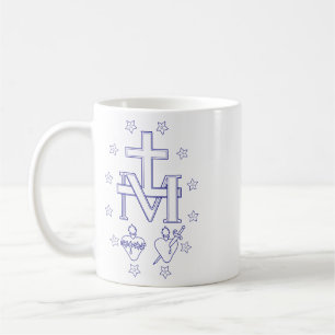 Medalj av Vår Fru av Nåde Mirakulös Finkonst Kaffemugg