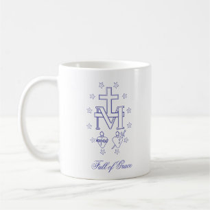 Medalj av Vår Fru av Nåder Mirakulösa medaljen Kaffemugg