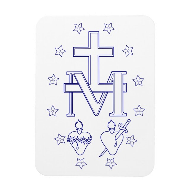 Medalj Dam i Graces Magnet (Vertikal)