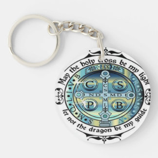 Medalj Keychain för St Benedict