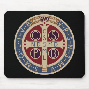 Medalj Mousepad för St. Benedict Musmatta