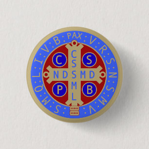 Medaljen för St. Benedict knäppas, Knapp