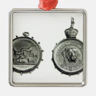 Medaljer från Crufts hundshowen, c.1910 Julgransprydnad Metall