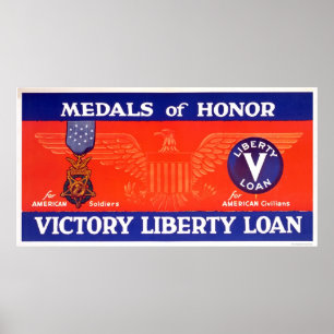 Medaljer - Victory Liberty Loan Poster