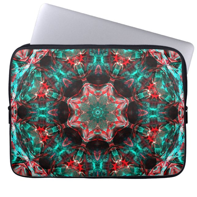 Medaljonen av digital bilder som transporterar sig laptop fodral (Framsidan)