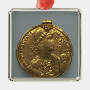 Medaljong av Constantius II, minted på Antioch Julgransprydnad Metall