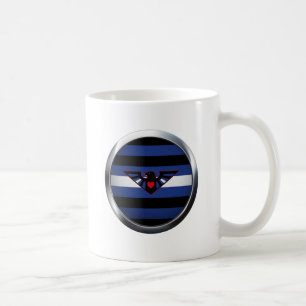 MEDALJONG FÖR LÄDERÖRNPRIDE KAFFEMUGG