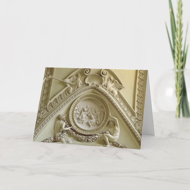 Medaljong som visar dop av Constantine Kort (Framsida)