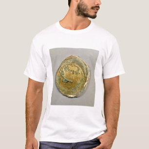 Medaljong som visar Jonah och val, romare, 4t T-shirt