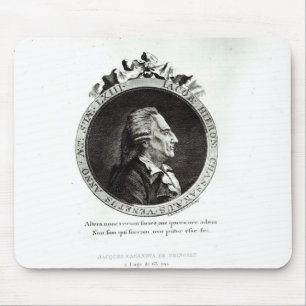 Medaljongporträtt av Giacomo Casanova, ålder 63 Musmatta