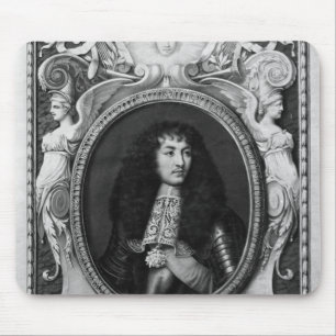 Medaljongporträtt av Louis XIV Musmatta