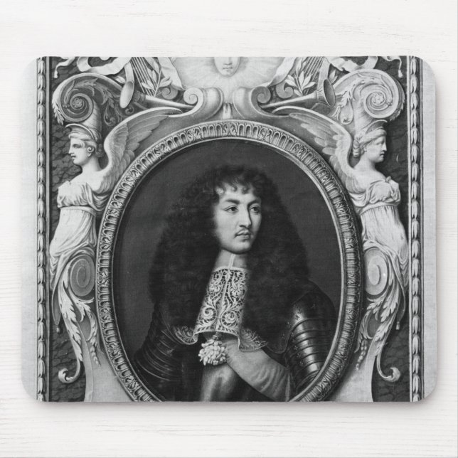 Medaljongporträtt av Louis XIV Musmatta (Framsidan)