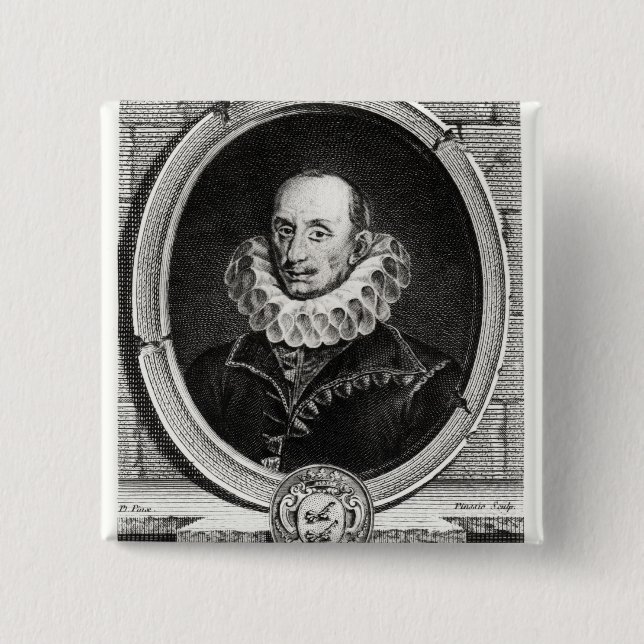 Medaljongporträtt av Pierre de Bourdeille Knapp (Framsida)