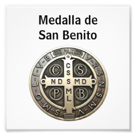 medalla de San Benito Fototryck