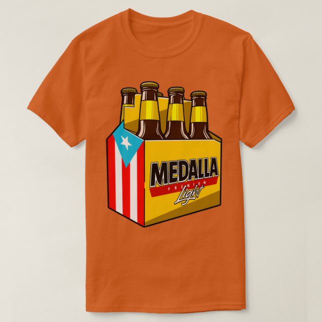 Medalla Light Six Pack T Shirt (Design framsida)
