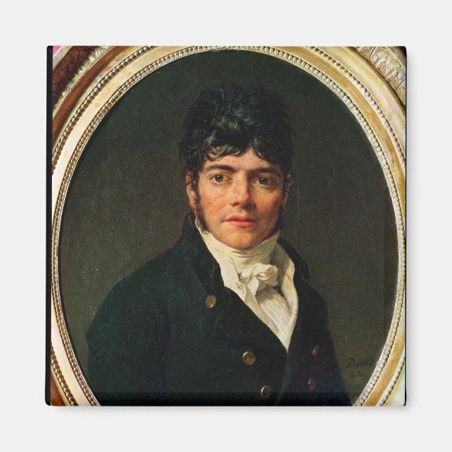 Medallion Porträtt i Comte Esteve, 1804 Magnet (Framsidan)