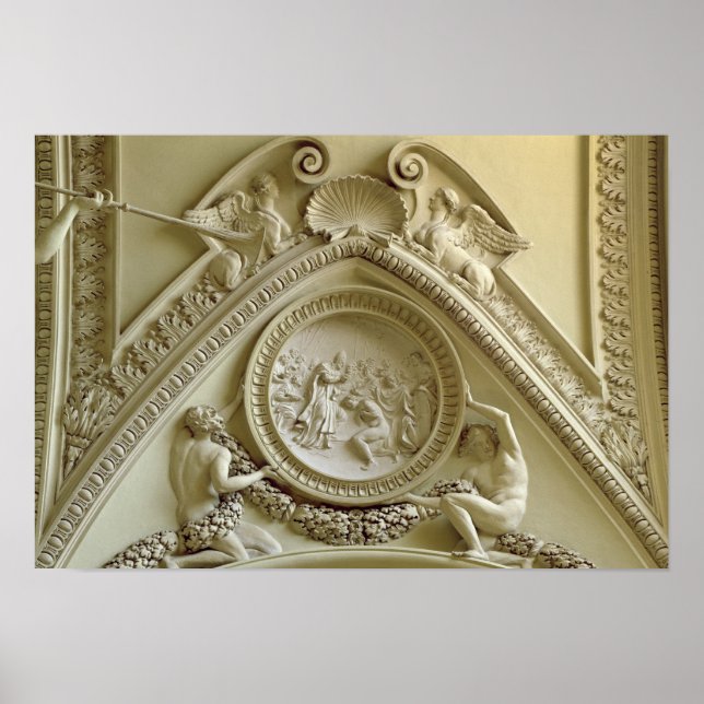 Medallion skildrar Constantis baptism Poster (Framsidan)