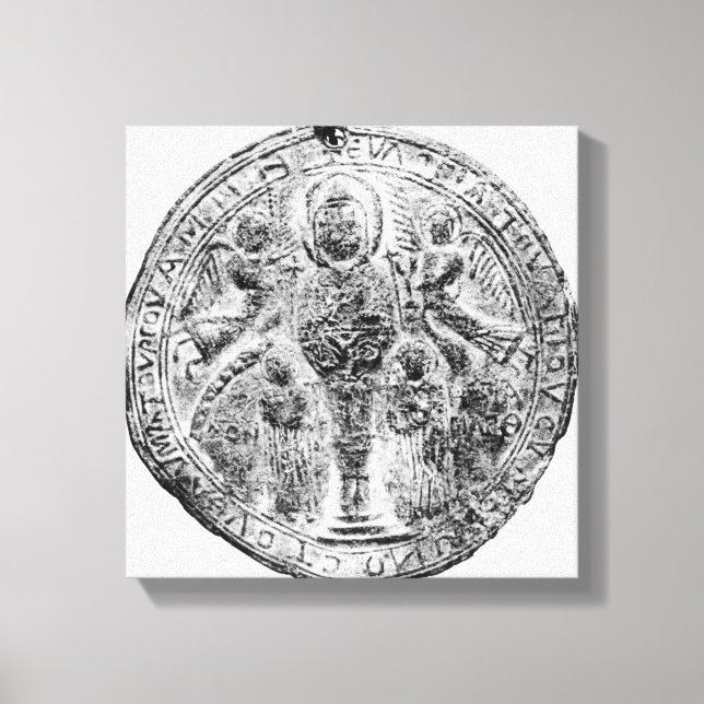 Medallion som dekoreras i kloisonentekniken canvastryck (Framsida)