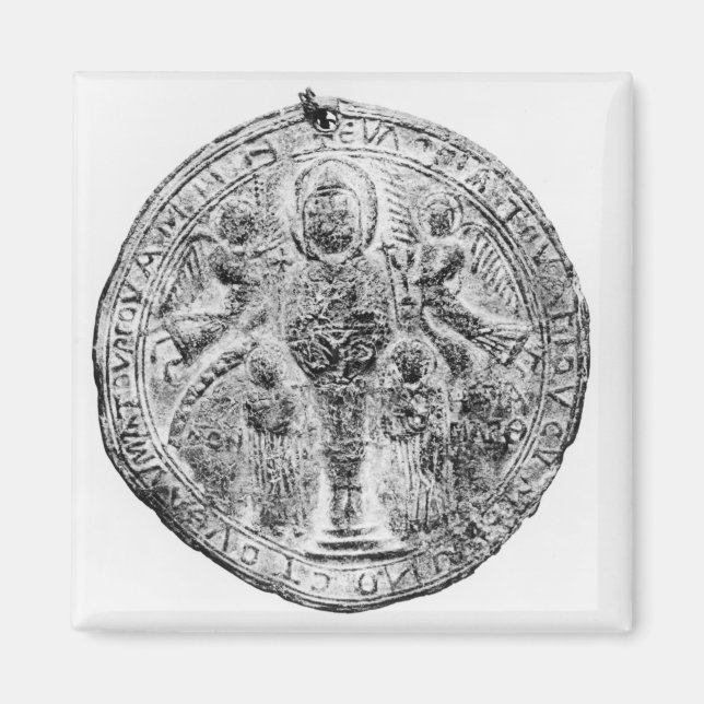 Medallion som dekoreras i kloisonentekniken magnet (Framsidan)
