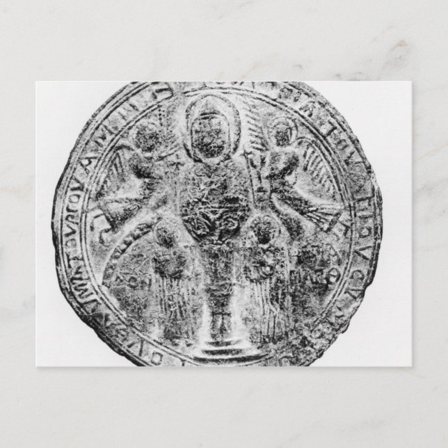 Medallion som dekoreras i kloisonentekniken vykort (Framsida)