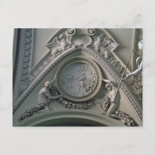 Medallion som skildrar Emperor Constantine Vykort