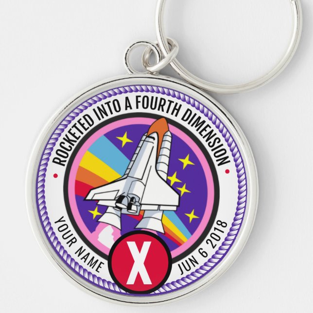 Medallionmyntverket i Alcoholiks Anonymous Annibrö Rund Silverfärgad Nyckelring (Framsidan)