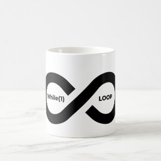 Medan(1) oändlig loop kaffemugg