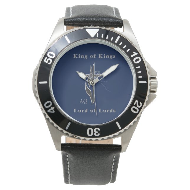 Medan Christian tittar på King of Kings Armbandsur (Framsida)