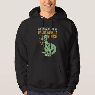 Medan Daddysaurus röst Trex Daddy Saurus pappors d Hoodie