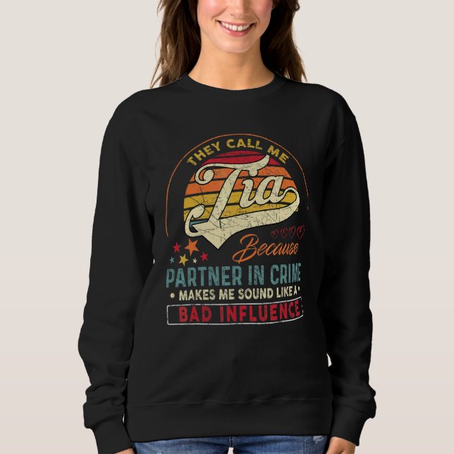 Medan fadersdag De kallar mig Tia eftersom partner T Shirt (Framsida)