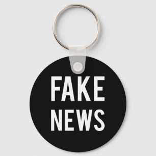 Medan fejknyheter Media Politik Trump Supporter Re Nyckelring